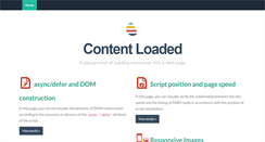 Desktop Screenshot of contentloaded.com